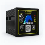 AK Feeder WiFi Timer AK-W01-MPT control box with WiFi, lock, WPS and manual buttons